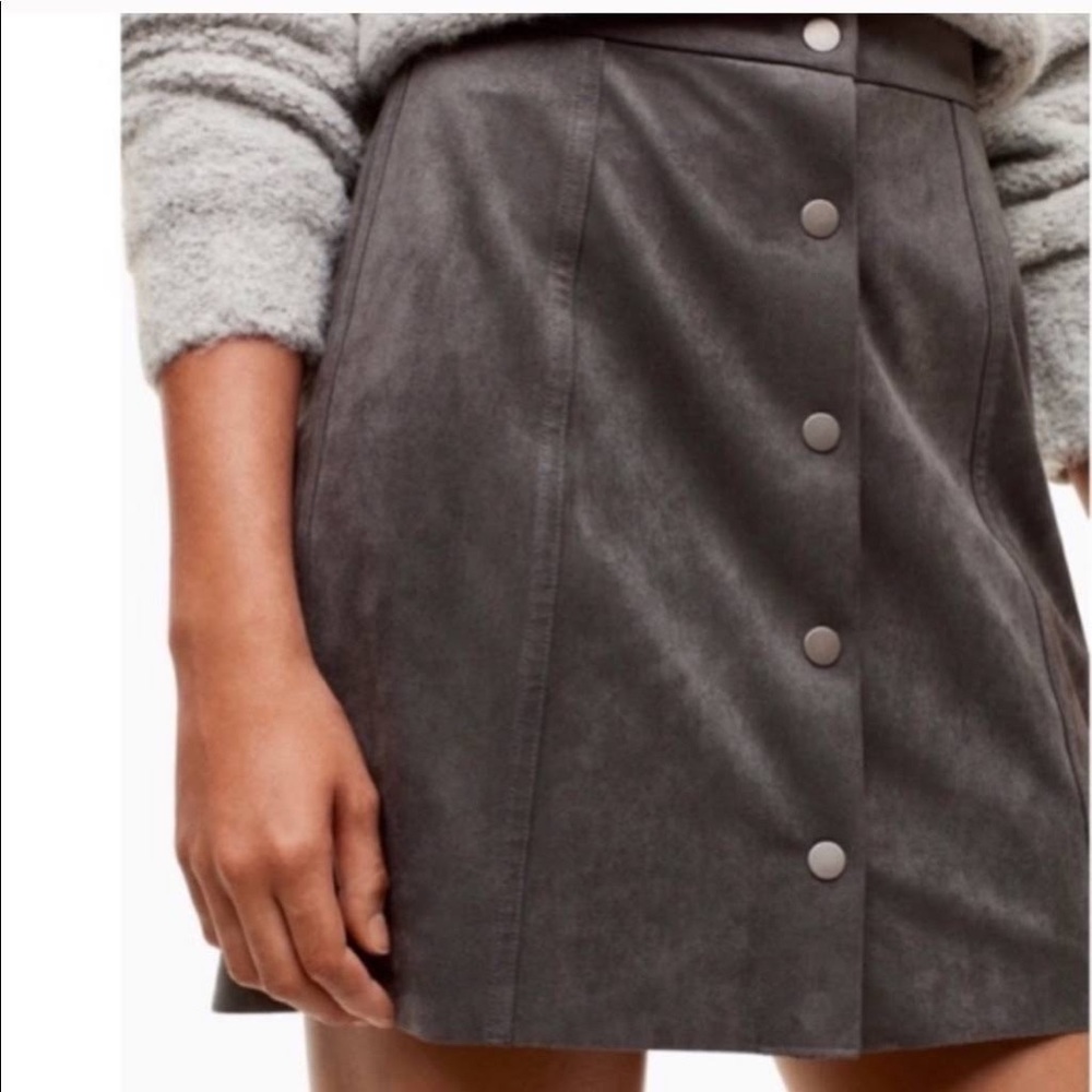 Aritzia Suede skirt